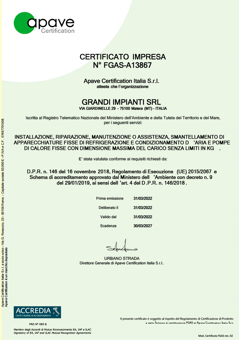 certificato FGAS apave-Grandi-Impianti-al-10.05.2024